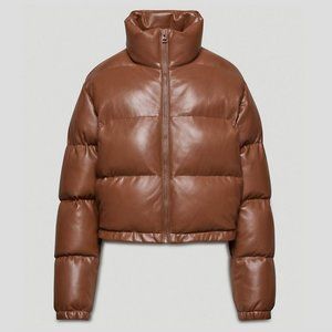 NWT Aritzia Wilfred Free Vista Puffer Vegan Leather